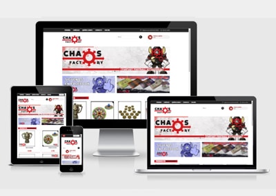 Tienda Online de CHAOS FACTORY hecha por Rubén Canals